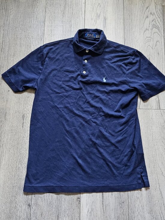 Polo Ralph Lauren Other - Polo Ralph Lauren Mens Size XS Navy Blue Polo Shirt Light Blue Pony Classic Fit